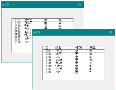 リストボックス値リストAddItemメソッド・RowSourceプロパティ・Listプロパティ違い Excel VBA